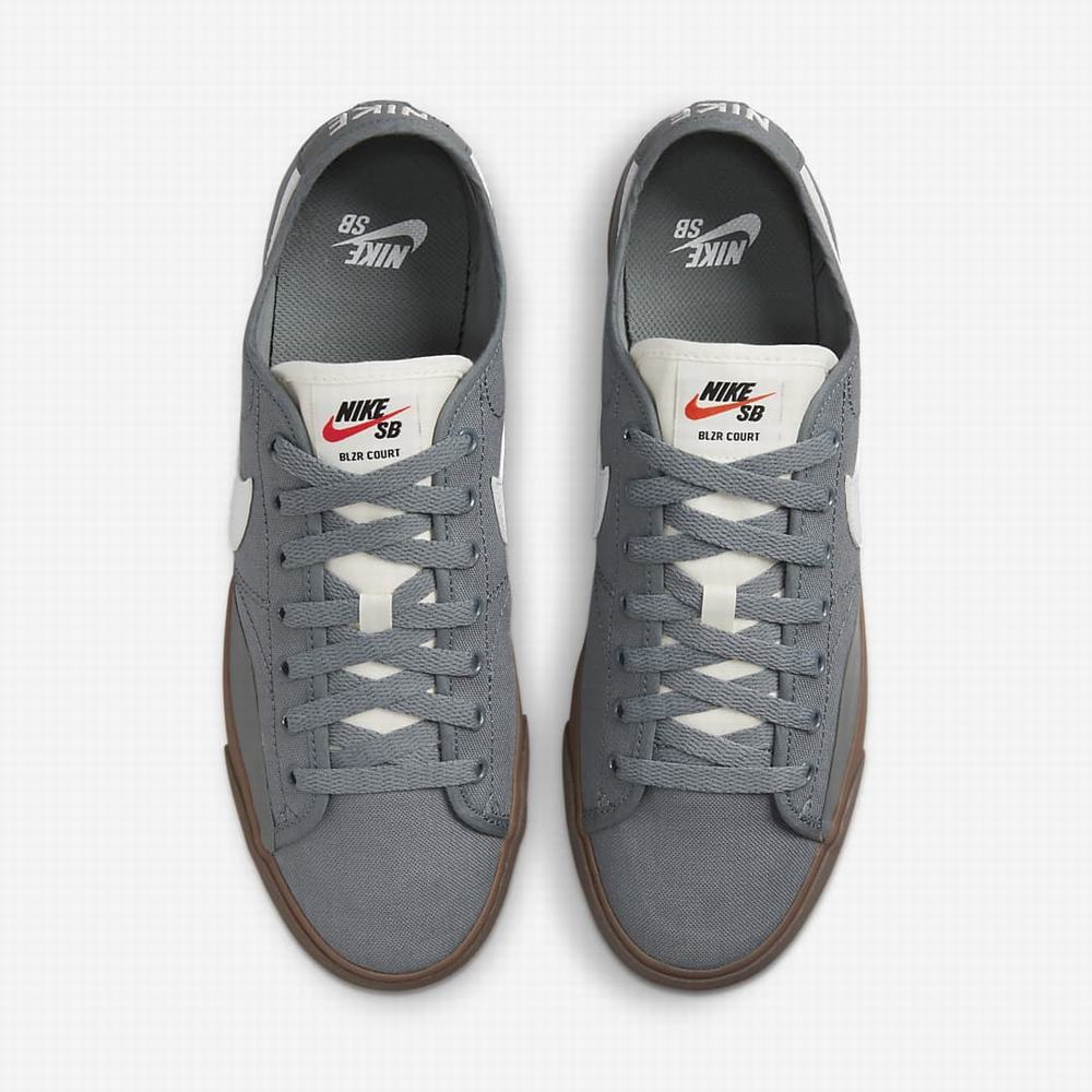 Tenisky Nike SB BLZR Court Damske Siva Siva Biele | SK768251