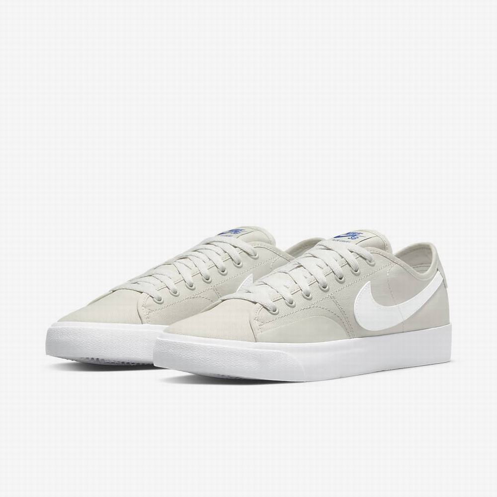 Tenisky Nike SB BLZR Court Damske Svetlo Siva Modre Biele | SK298710