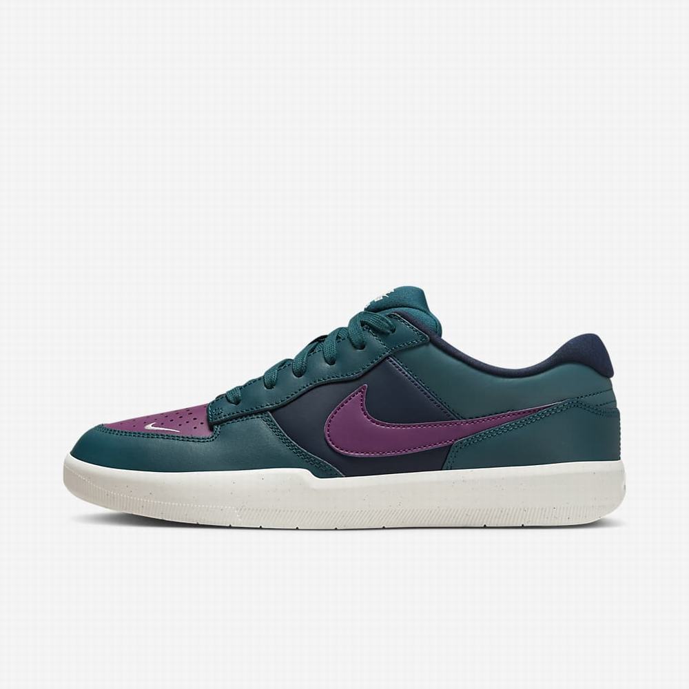 Tenisky Nike SB Force 58 Premium Damske Obsidian Tyrkysové | SK831596