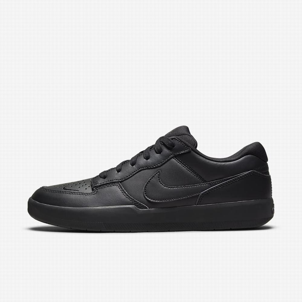 Tenisky Nike SB Force 58 Premium Panske Čierne | SK012596