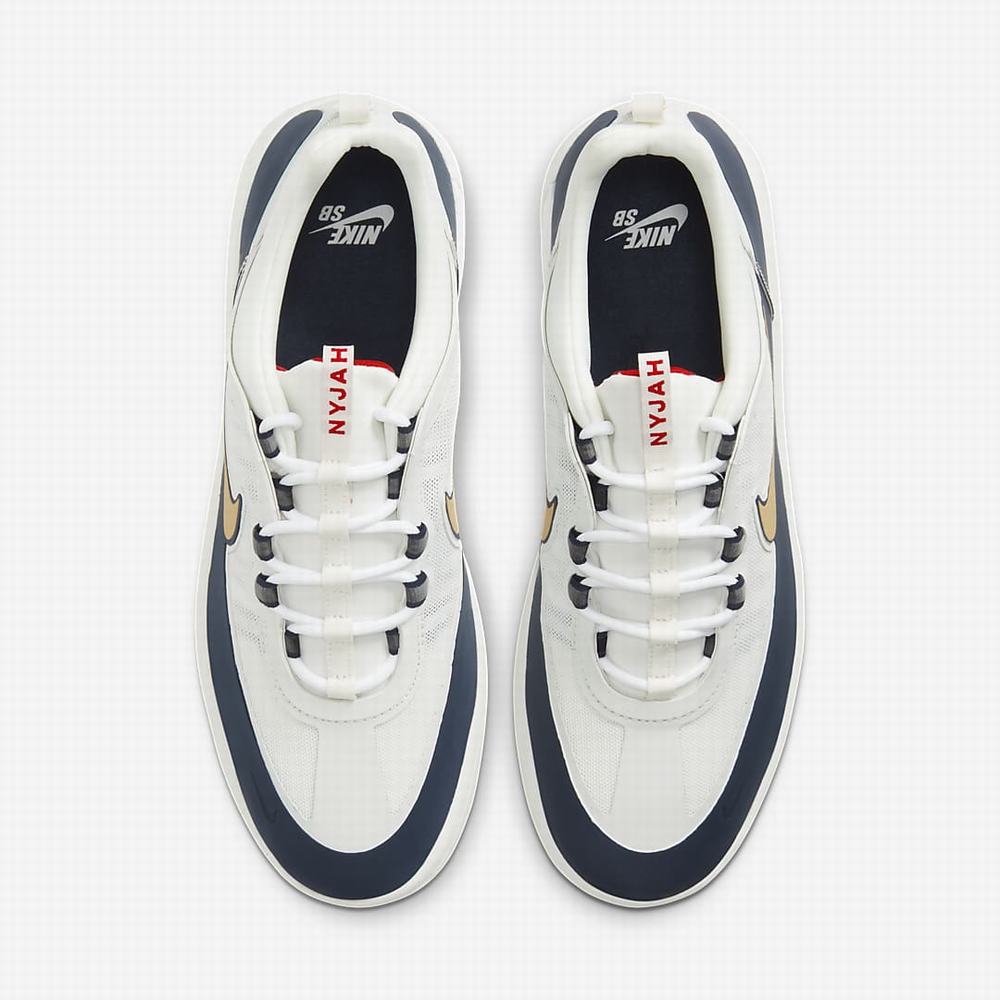 Tenisky Nike SB Nyjah Free 2 Panske Obsidian Biele Obsidian Zlate | SK237694