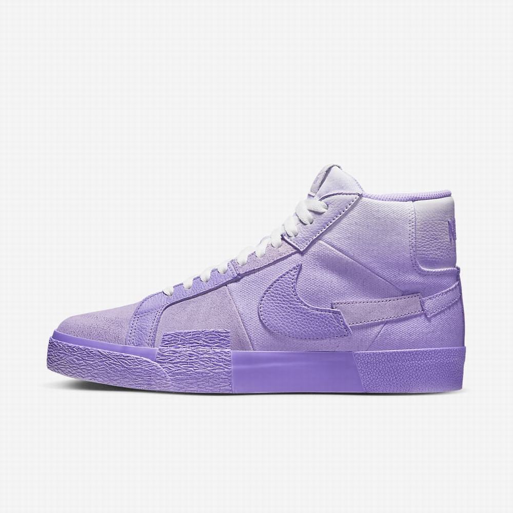 Tenisky Nike SB Zoom Blazer Mid PRM Damske Nachový Biele | SK672098