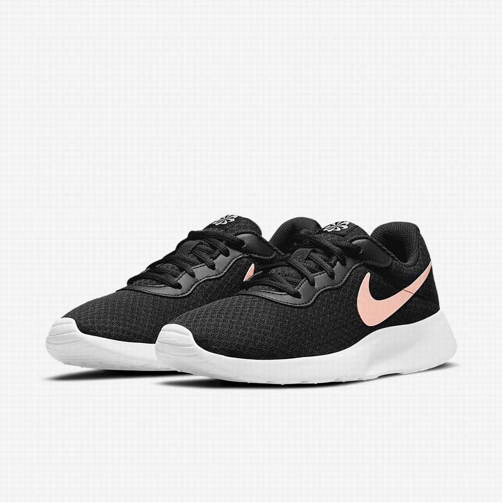 Tenisky Nike Tanjun Damske Čierne Biele Metal Červené | SK592640