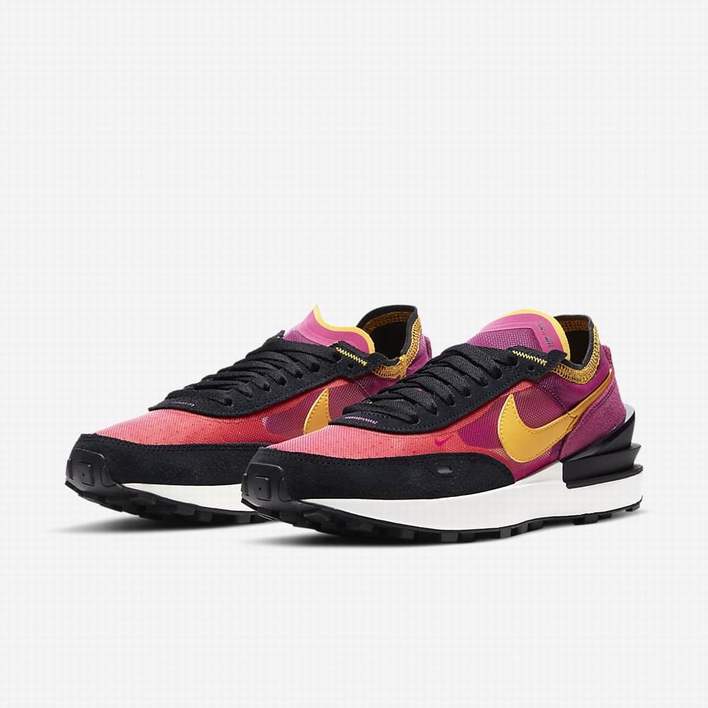 Tenisky Nike Waffle One Damske Fuchsie Čierne Zlate | SK932684