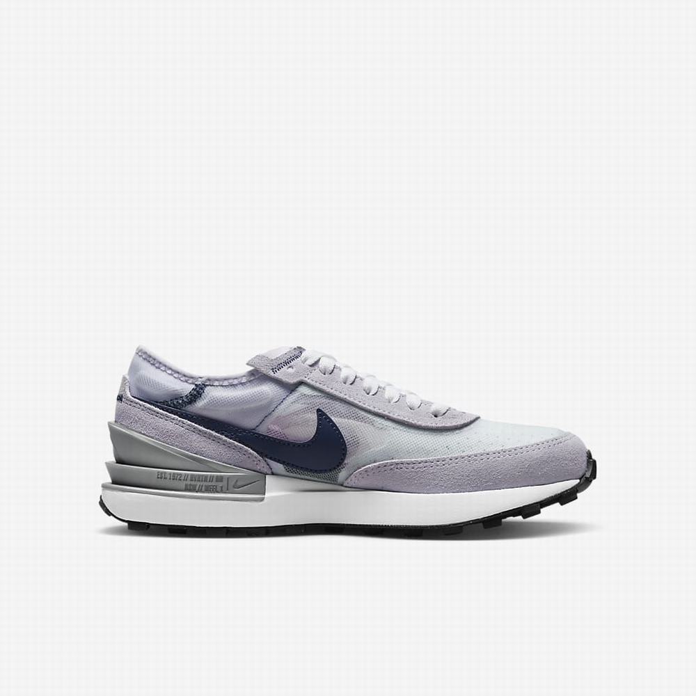 Tenisky Nike Waffle One Detske Nachový Platina Metal Strieborne Modre | SK751806