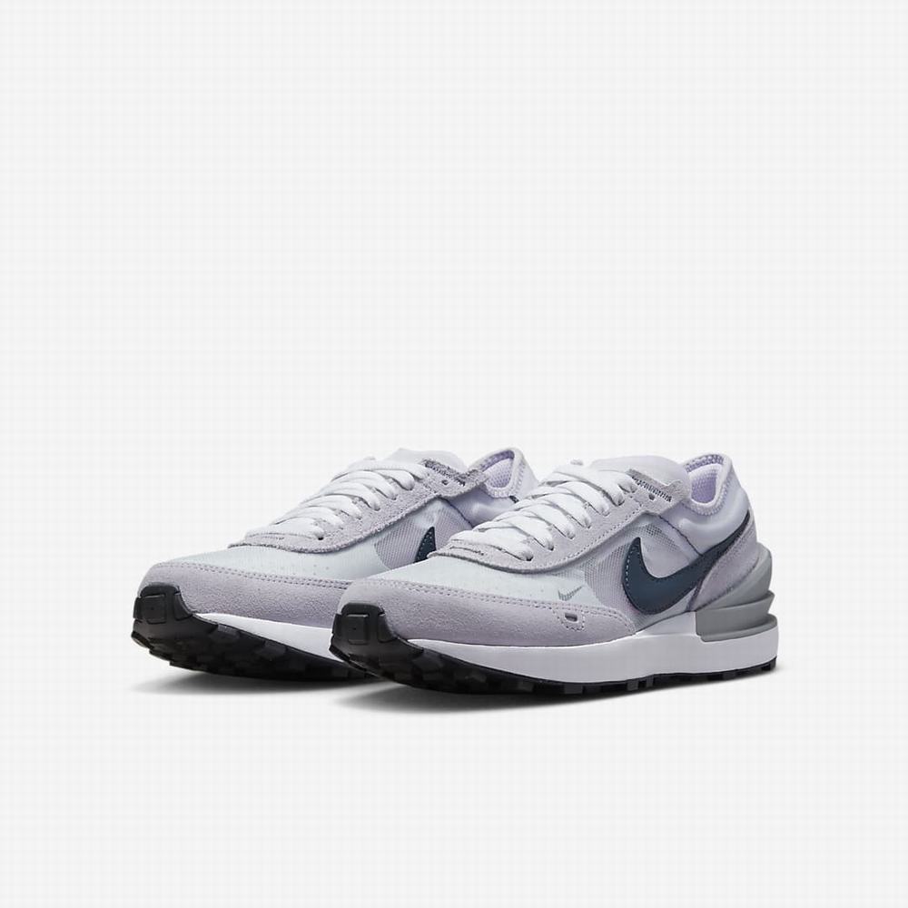 Tenisky Nike Waffle One Detske Nachový Platina Metal Strieborne Modre | SK751806