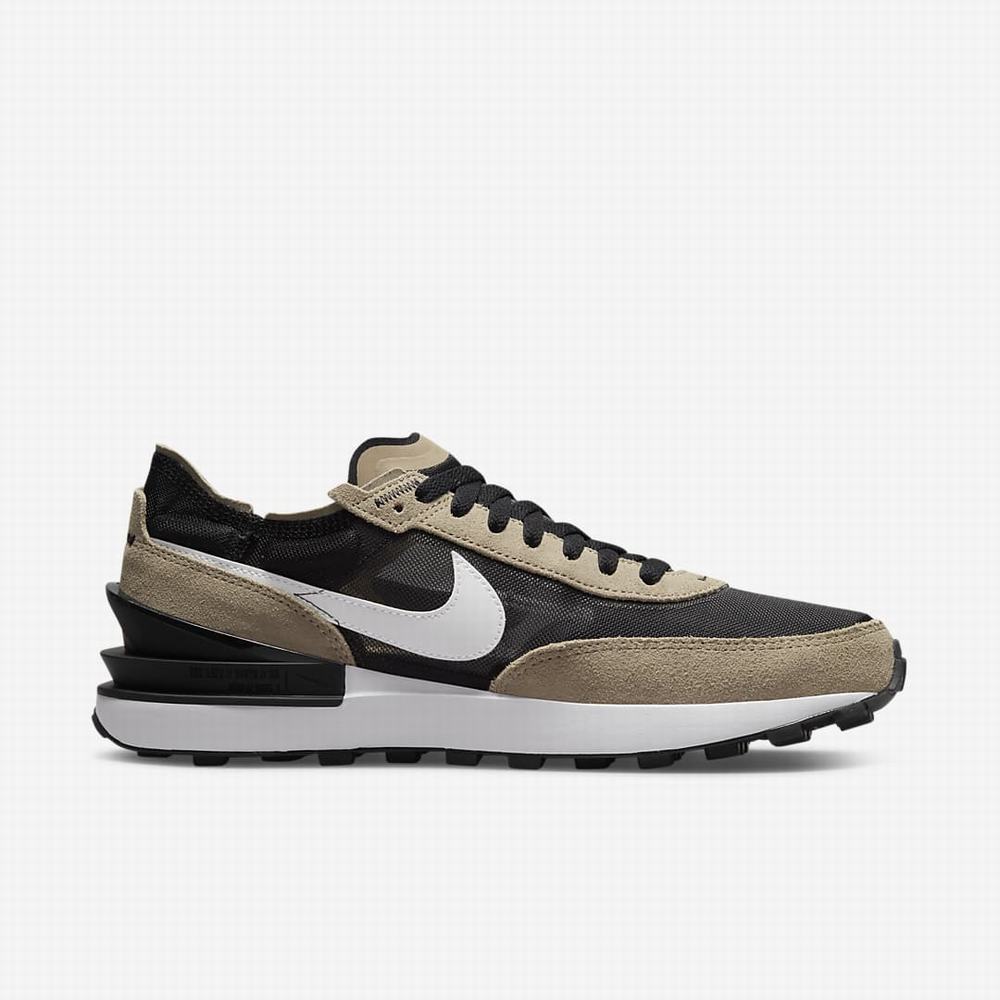 Tenisky Nike Waffle One Panske Čierne Hnedožltý Čierne Biele | SK719068