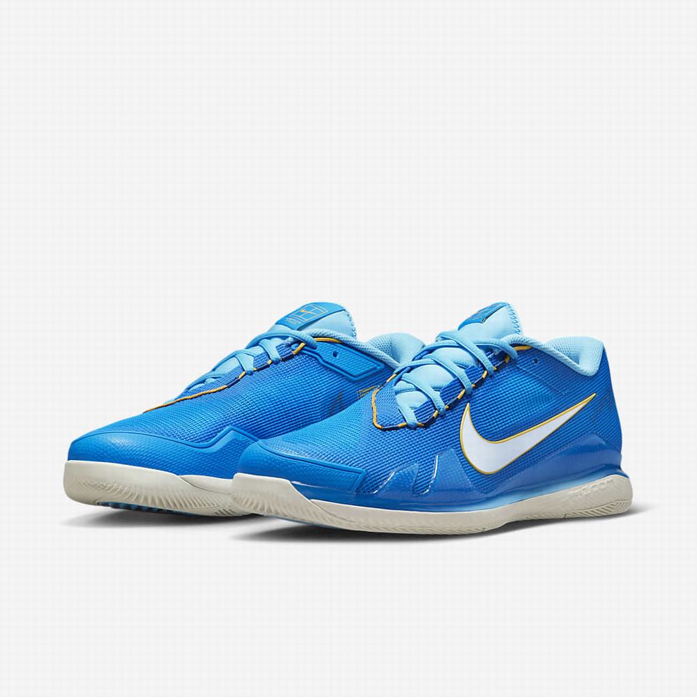 Tenisove Tenisky Nike NikeCourt Air Zoom Vapor Pro Hard Court Panske Modre Biele | SK532847