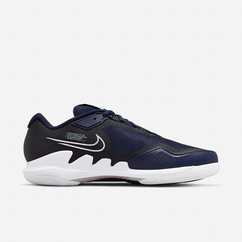 Tenisove Tenisky Nike NikeCourt Air Zoom Vapor Pro Hard Court Panske Námornícka Modrá Biele | SK623581