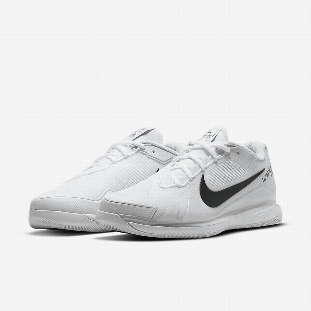 Tenisove Tenisky Nike NikeCourt Air Zoom Vapor Pro Hard Court Panske Biele Čierne | SK794218