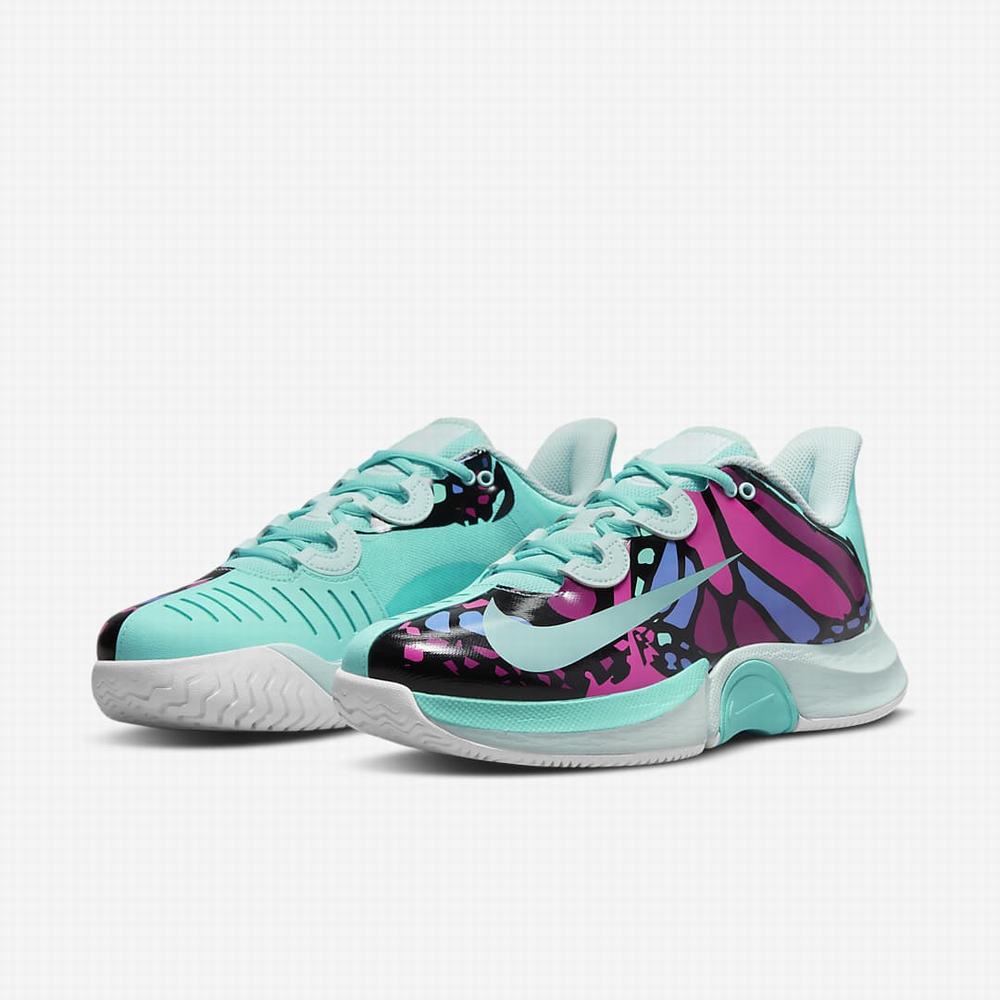 Tenisove Tenisky Nike NikeCourt Air Zoom GP Turbo Naomi Osaka Damske Tyrkysové Čierne Fuchsie Tyrkysové | SK960837