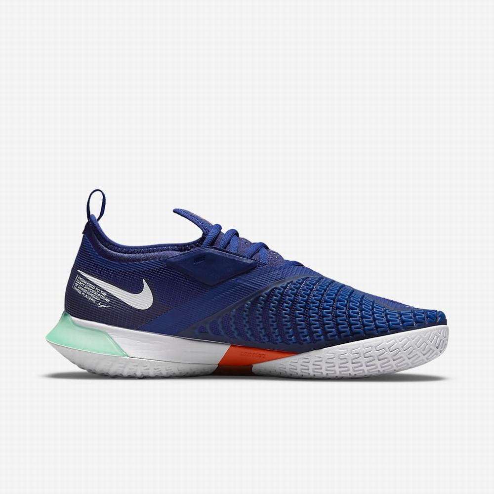 Tenisove Tenisky Nike NikeCourt React Vapor NXT Hard Court Panske Kráľovská Modrá Tyrkysové Oranžové Biele | SK143790