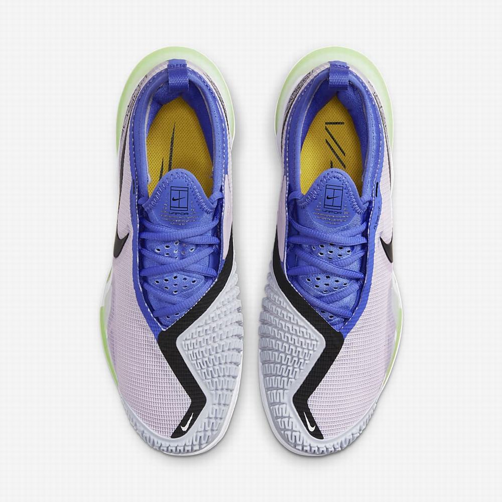 Tenisove Tenisky Nike NikeCourt React Vapor NXT Damske Modre Zelene Čierne | SK315426