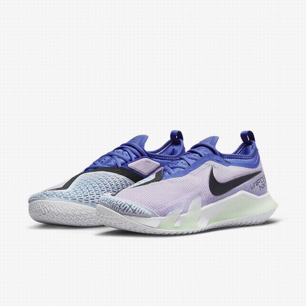 Tenisove Tenisky Nike NikeCourt React Vapor NXT Damske Modre Zelene Čierne | SK315426