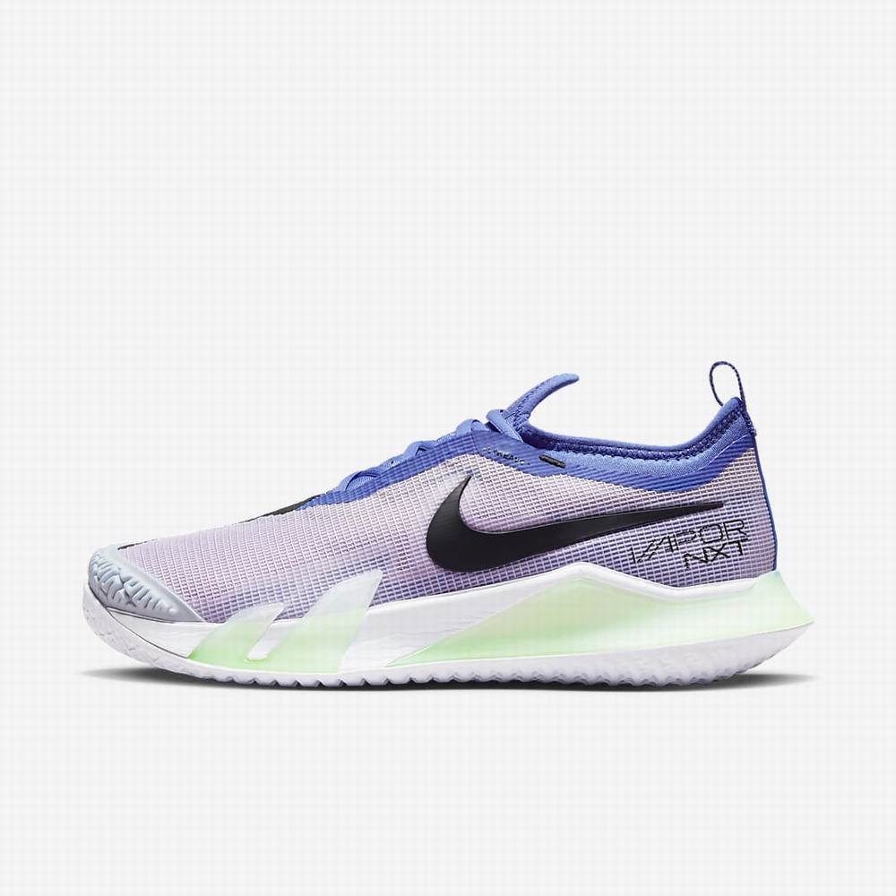 Tenisove Tenisky Nike NikeCourt React Vapor NXT Damske Modre Zelene Čierne | SK315426