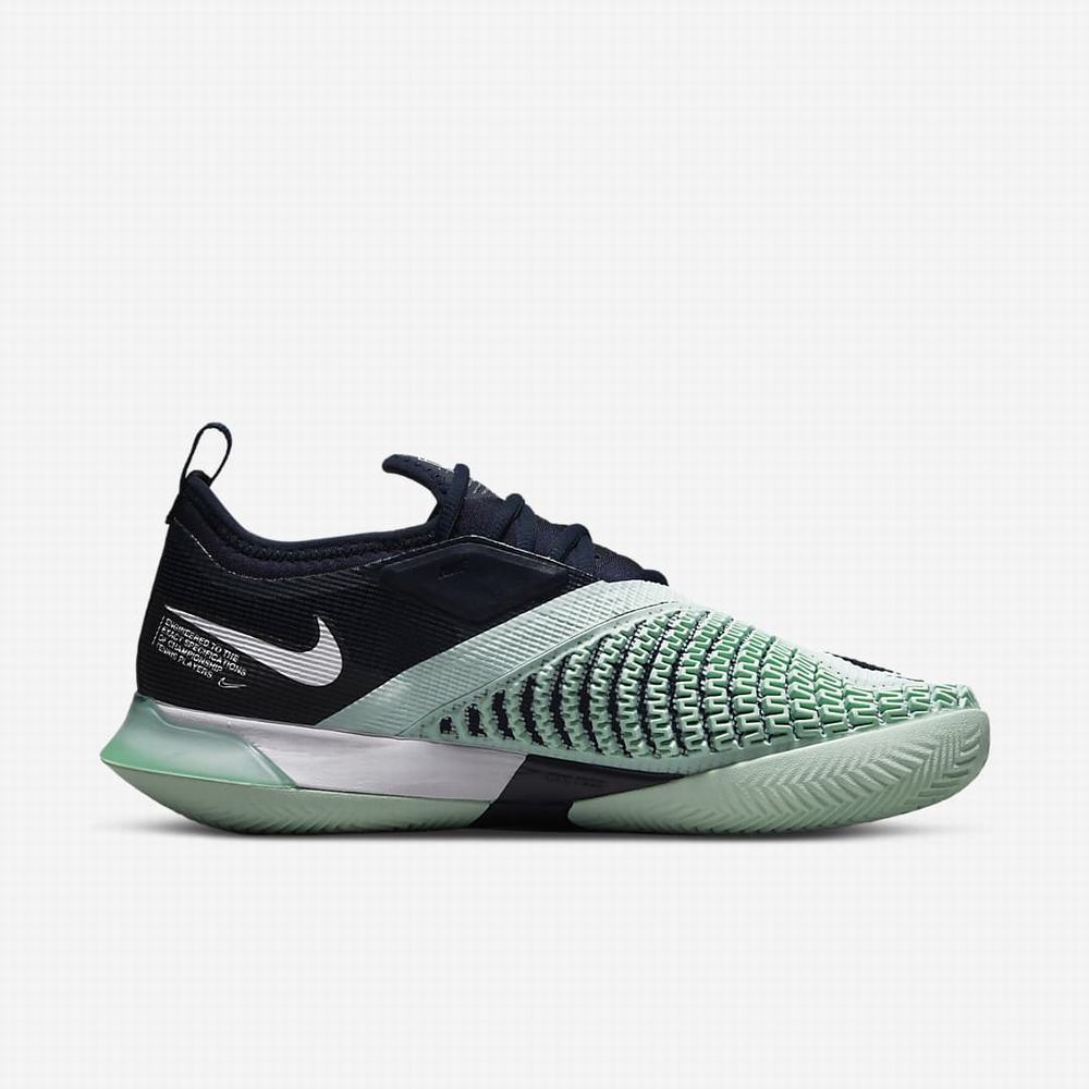 Tenisove Tenisky Nike NikeCourt React Vapor NXT Damske Obsidian Mätové Biele | SK405369