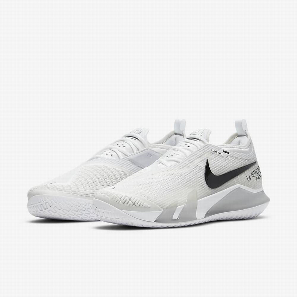 Tenisove Tenisky Nike NikeCourt React Vapor NXT Hard Court Panske Biele Siva Čierne | SK631285