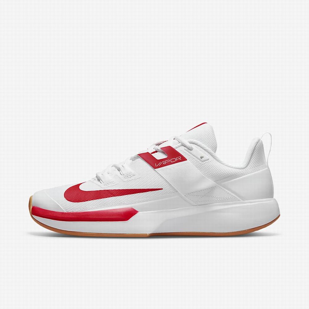 Tenisove Tenisky Nike NikeCourt Vapor Lite Hard Court Panske Biele Hnede Červené | SK079524