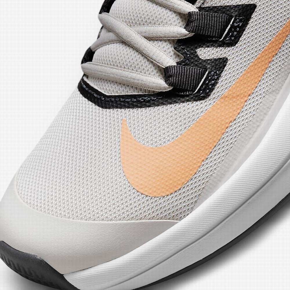 Tenisove Tenisky Nike NikeCourt Vapor Lite Hard Court Panske Svetlo Siva Tmavo Siva Biele Krém | SK146897