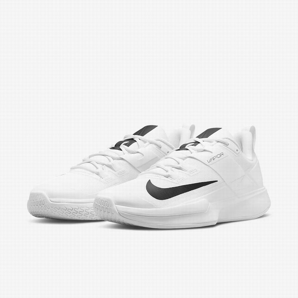 Tenisove Tenisky Nike NikeCourt Vapor Lite Hard Court Panske Biele Čierne | SK589247