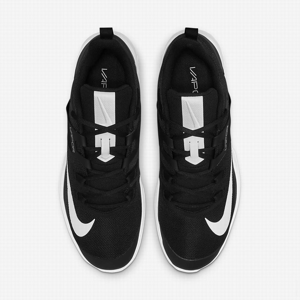 Tenisove Tenisky Nike NikeCourt Vapor Lite Hard Court Panske Čierne Biele | SK869743