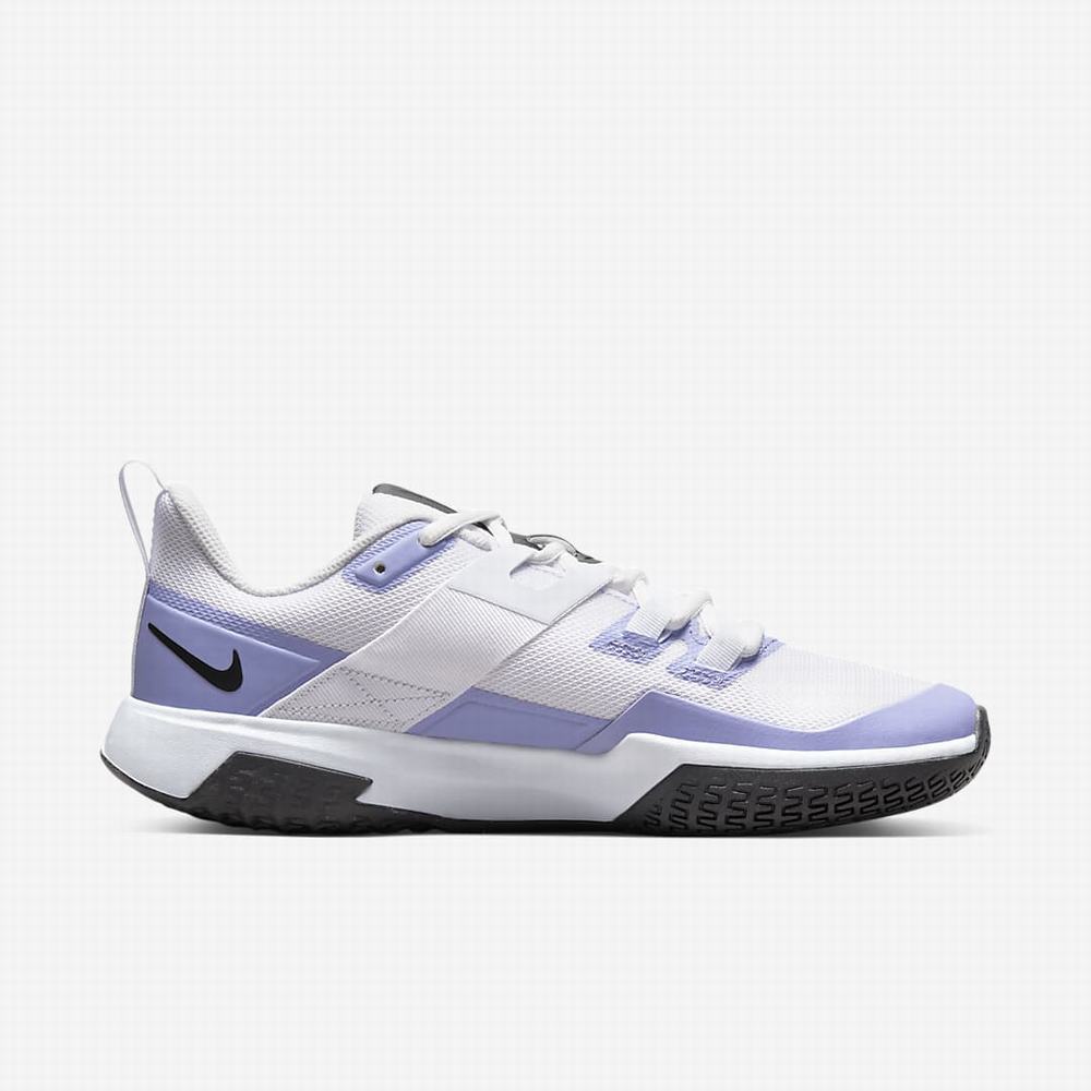 Tenisove Tenisky Nike NikeCourt Vapor Lite Damske Svetlo Modre Siva Biele Čierne | SK928743