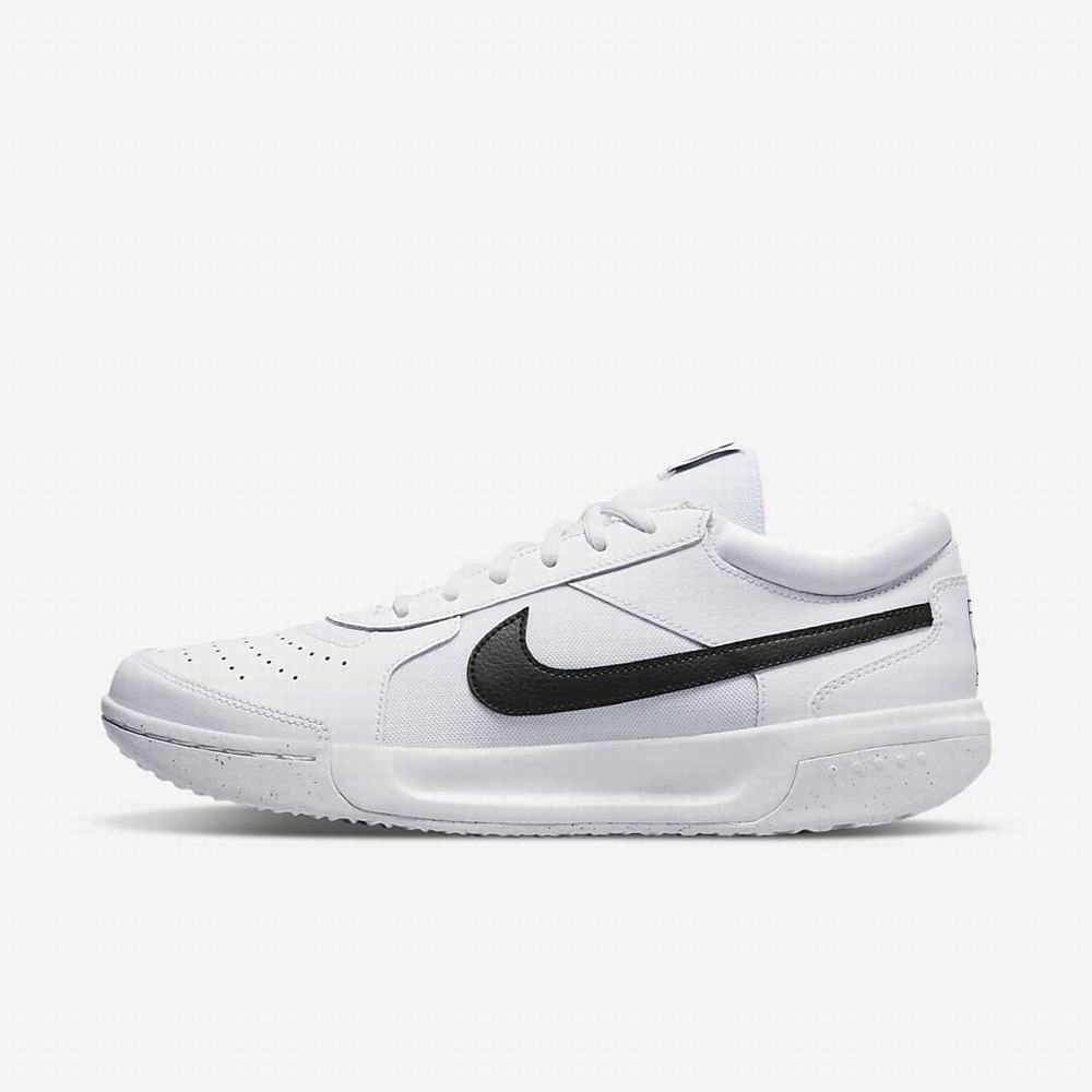 Tenisove Tenisky Nike NikeCourt Zoom Lite 3 Hard Court Panske Biele Čierne | SK764253