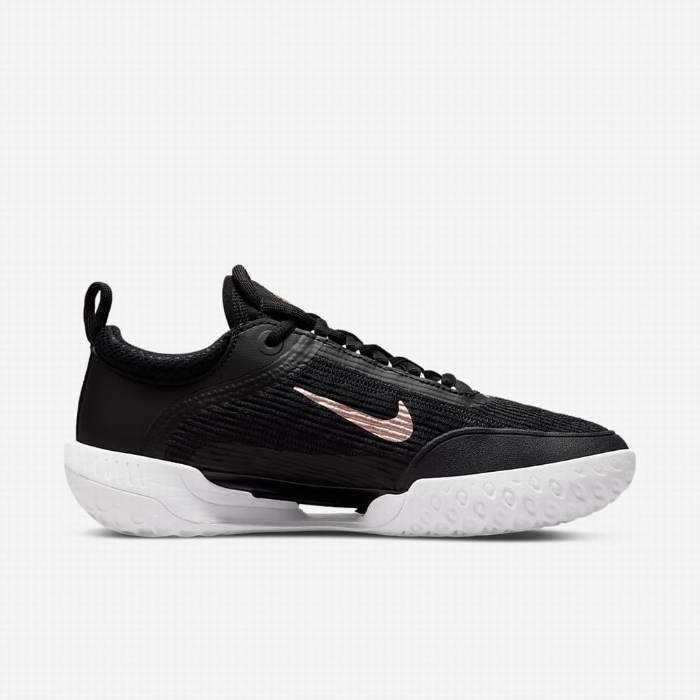 Tenisove Tenisky Nike NikeCourt Zoom NXT Damske Čierne Biele Metal Červené | SK328671