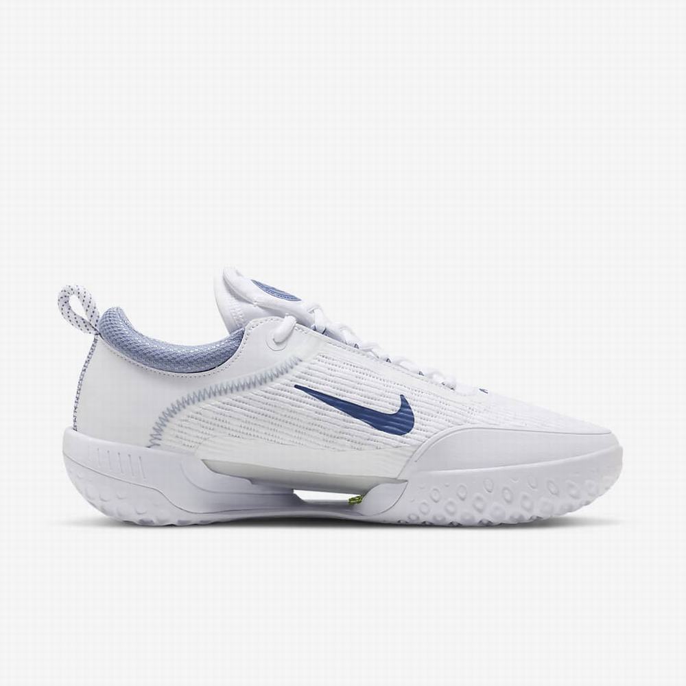 Tenisove Tenisky Nike NikeCourt Zoom NXT Hard Court Panske Biele Siva Siva Námornícka Modrá | SK360289