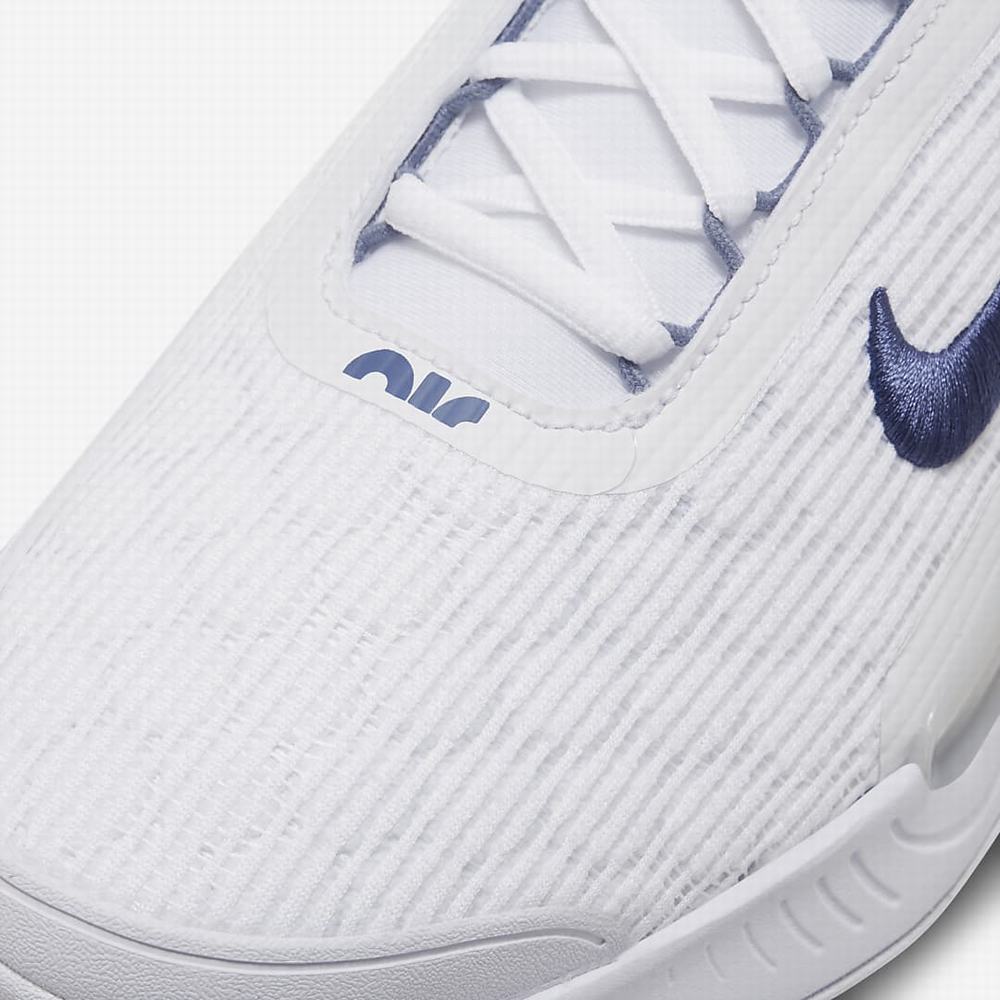 Tenisove Tenisky Nike NikeCourt Zoom NXT Hard Court Panske Biele Siva Siva Námornícka Modrá | SK360289