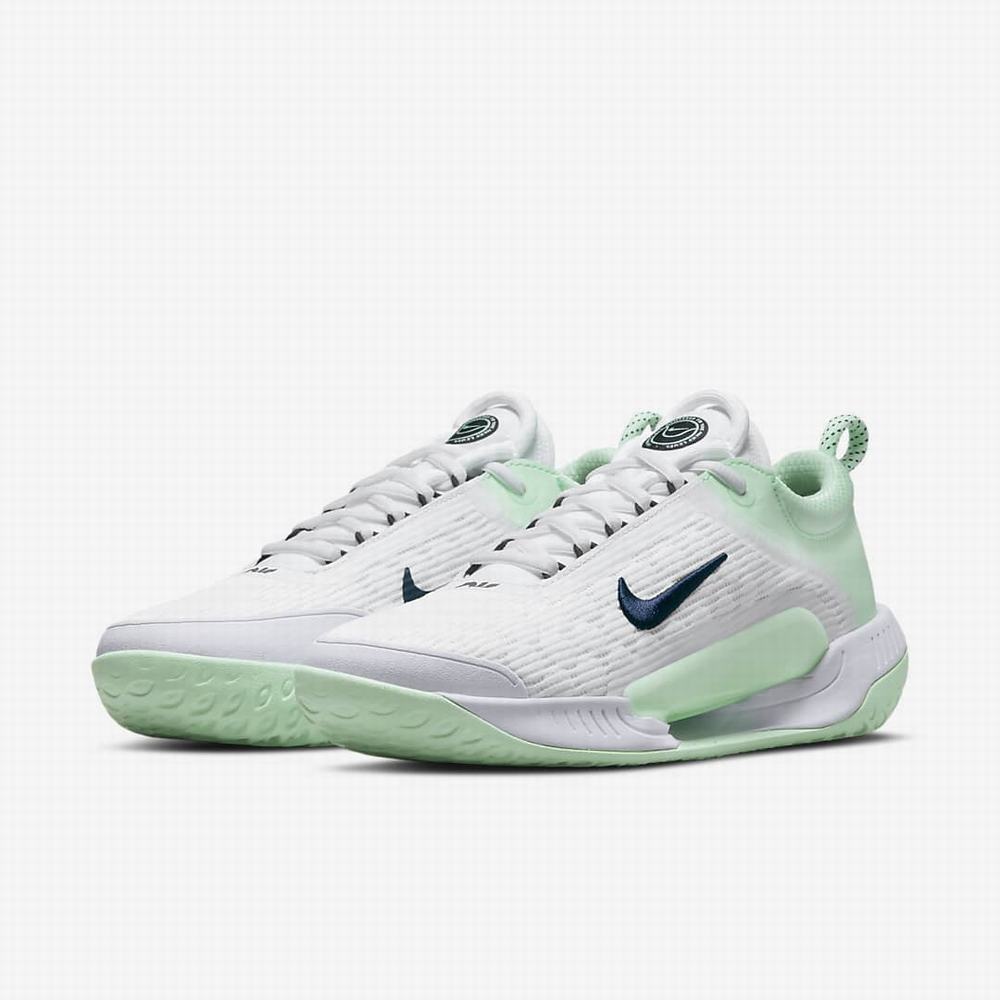 Tenisove Tenisky Nike NikeCourt Zoom NXT Damske Biele Mätové Obsidian | SK536079