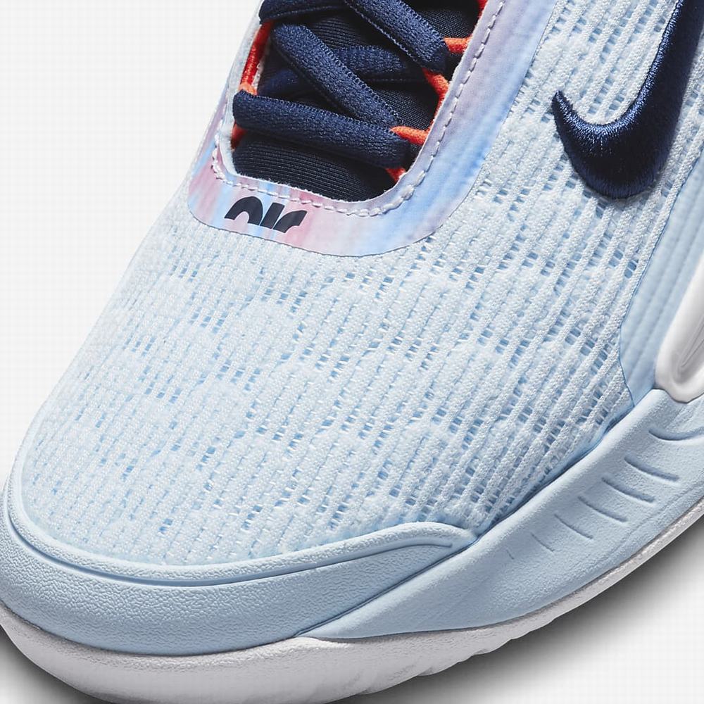 Tenisove Tenisky Nike NikeCourt Zoom NXT Hard Court Panske Modre Biele Oranžové Námornícka Modrá | SK705213