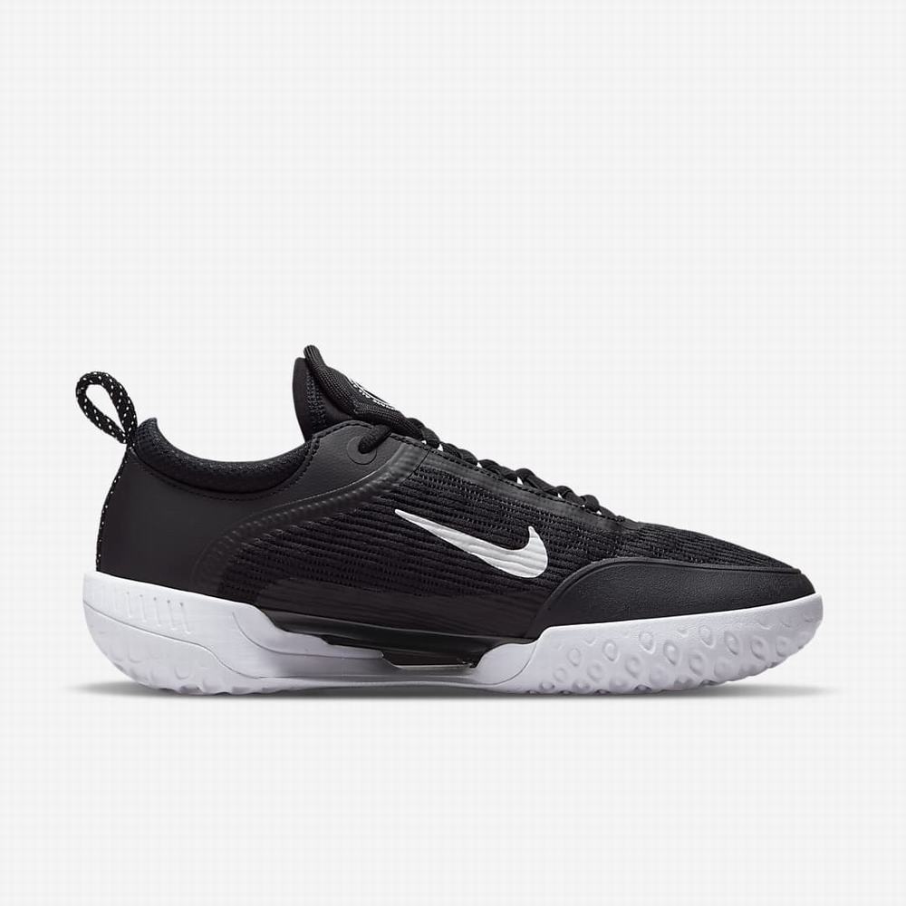 Tenisove Tenisky Nike NikeCourt Zoom NXT Hard Court Panske Čierne Biele | SK758160