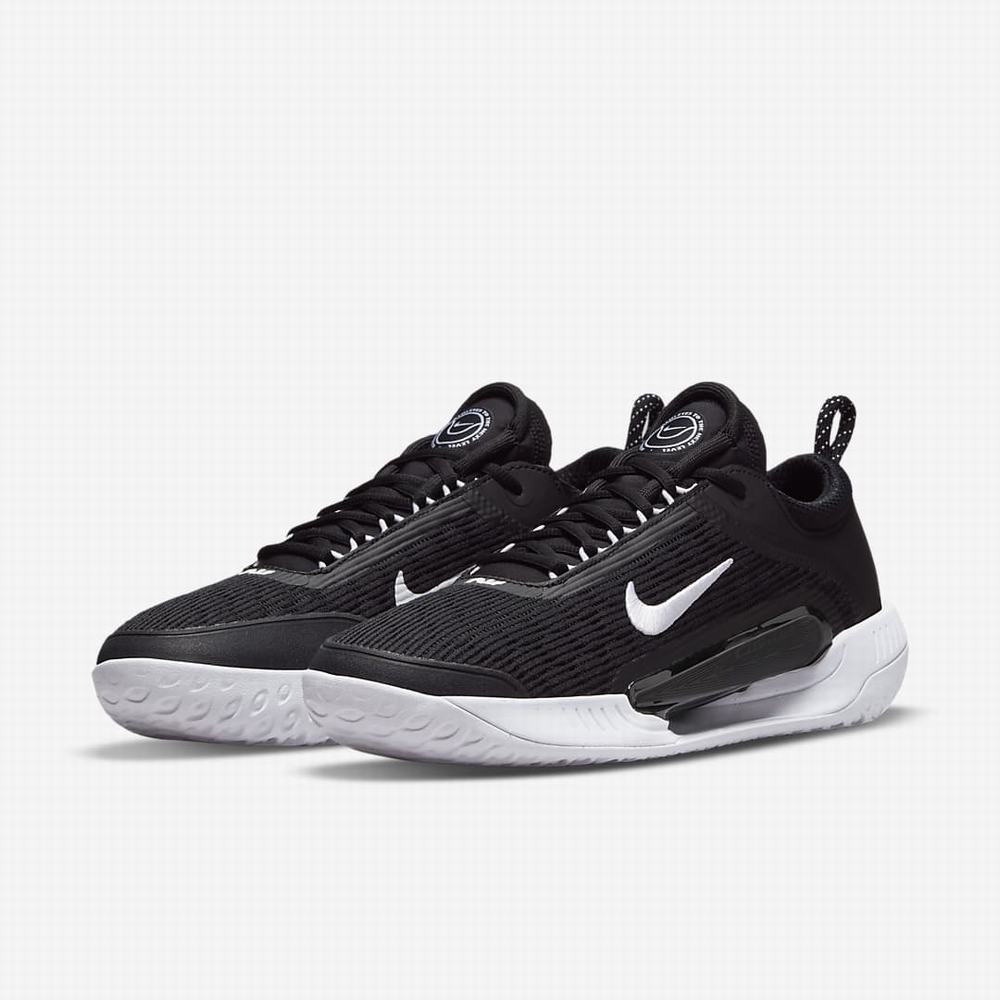 Tenisove Tenisky Nike NikeCourt Zoom NXT Hard Court Panske Čierne Biele | SK758160