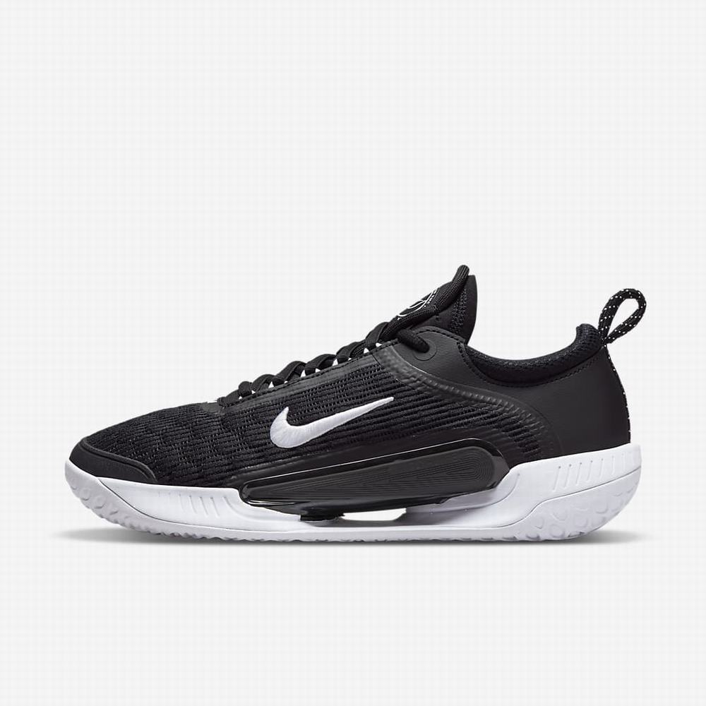 Tenisove Tenisky Nike NikeCourt Zoom NXT Hard Court Panske Čierne Biele | SK758160