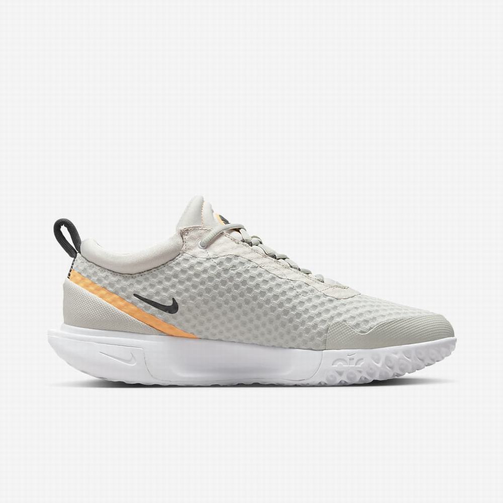 Tenisove Tenisky Nike NikeCourt Zoom Pro Hard Court Panske Svetlo Siva Tmavo Siva Biele Krém | SK047356