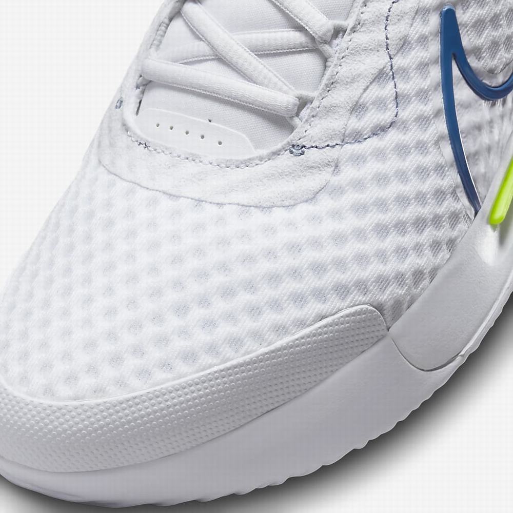 Tenisove Tenisky Nike NikeCourt Zoom Pro Hard Court Panske Biele Siva Siva Námornícka Modrá | SK295017