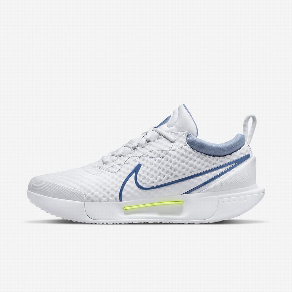 Tenisove Tenisky Nike NikeCourt Zoom Pro Hard Court Panske Biele Siva Siva Námornícka Modrá | SK295017