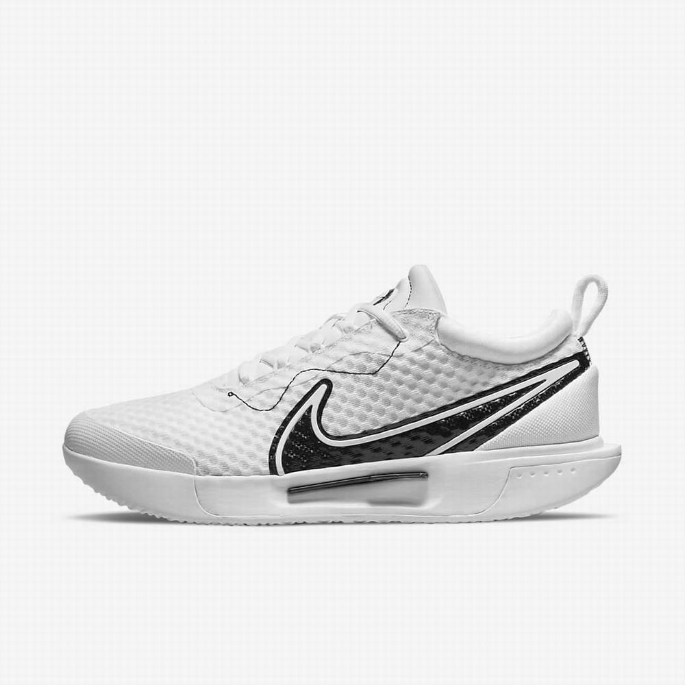 Tenisove Tenisky Nike NikeCourt Zoom Pro Hard Court Panske Biele Čierne | SK710543