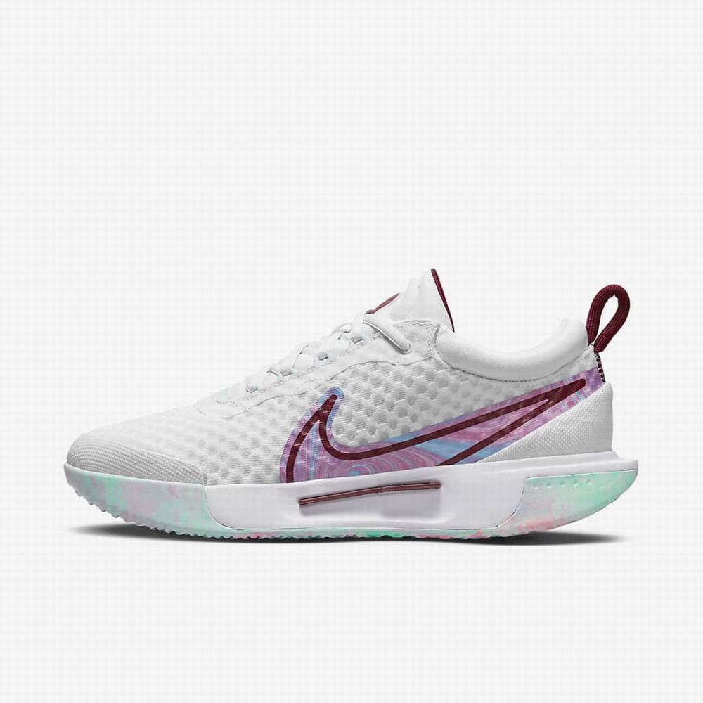 Tenisove Tenisky Nike NikeCourt Zoom Pro Damske Čierne Biele Zelene | SK917538