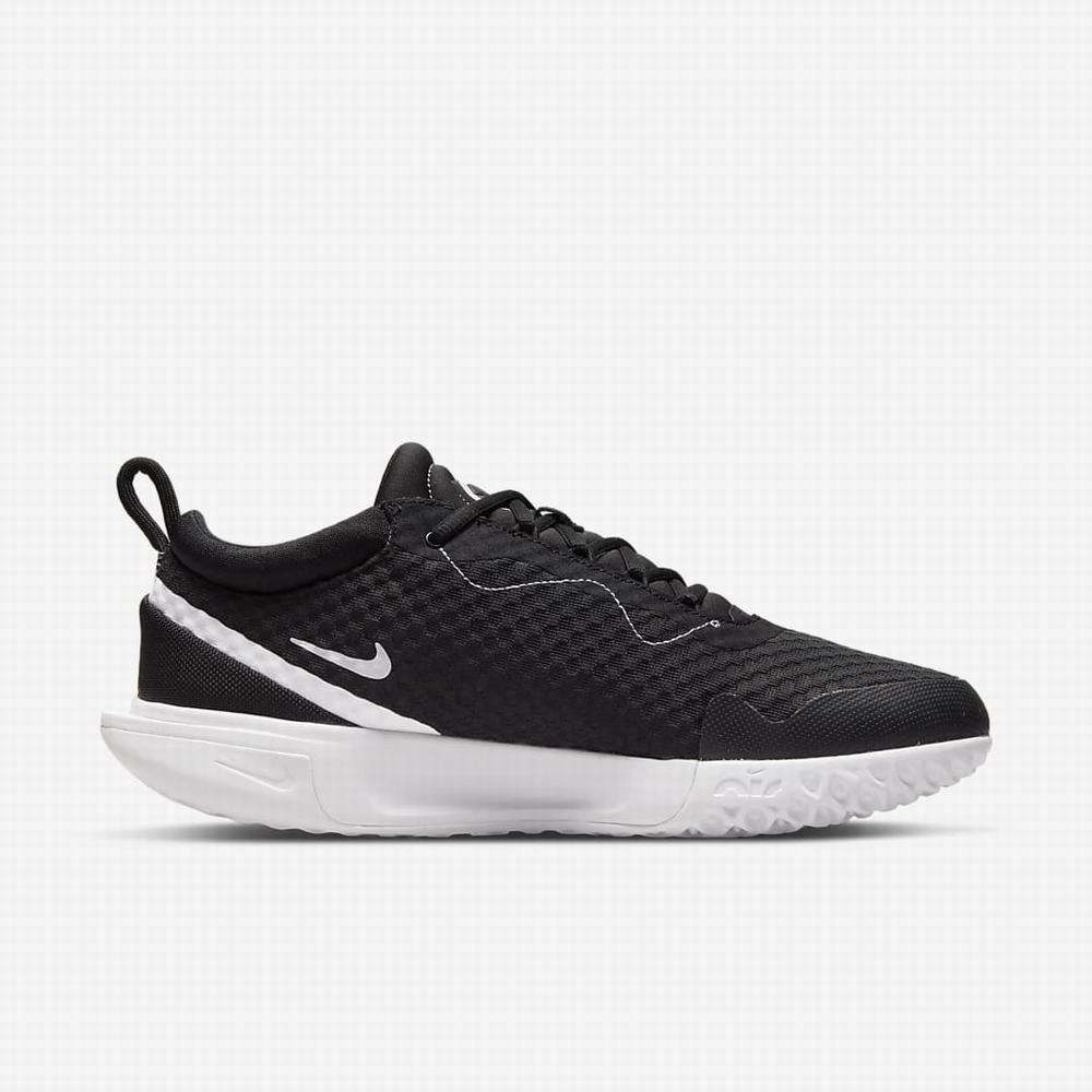 Tenisove Tenisky Nike NikeCourt Zoom Pro Hard Court Panske Čierne Biele | SK930728