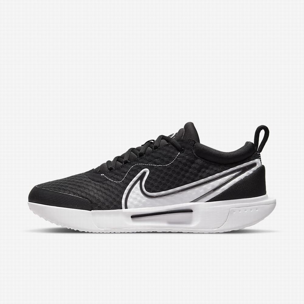 Tenisove Tenisky Nike NikeCourt Zoom Pro Hard Court Panske Čierne Biele | SK930728