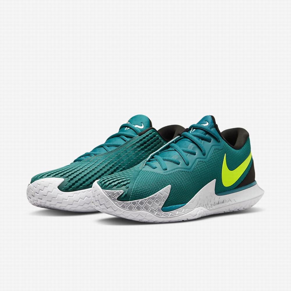 Tenisove Tenisky Nike NikeCourt Zoom Vapor Cage 4 Rafa Hard Court Panske Zelene Čierne Biele | SK701452