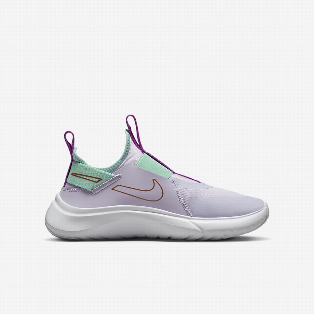 Vychadzkove Topanky Nike Flex Plus Detske Nachový Mätové Biele Metal Meď | SK471509