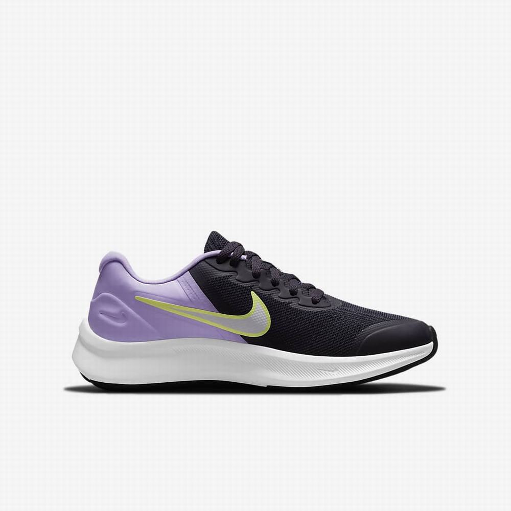 Vychadzkove Topanky Nike Star Runner 3 Detske Nachový Biele | SK752604