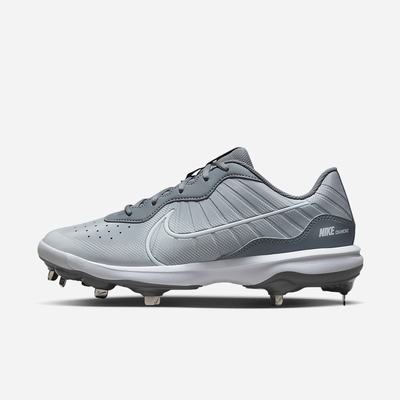 Baseballové Topanky Nike Alpha Huarache Varsity 4 Low Panske Siva Siva Platina Biele | SK185406