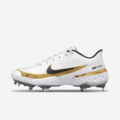 Baseballové Topanky Nike Alpha Huarache Elite 3 Low Panske Biele Čierne Metal Zlate | SK193506