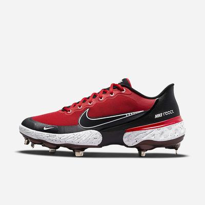 Baseballové Topanky Nike Alpha Huarache Elite 3 Low Panske Červené Biele Čierne | SK238491