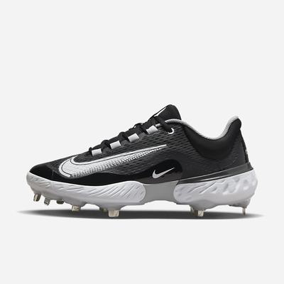 Baseballové Topanky Nike Alpha Huarache Elite 4 Low Panske Čierne Tmavo Siva Svetlo Siva Biele | SK827915