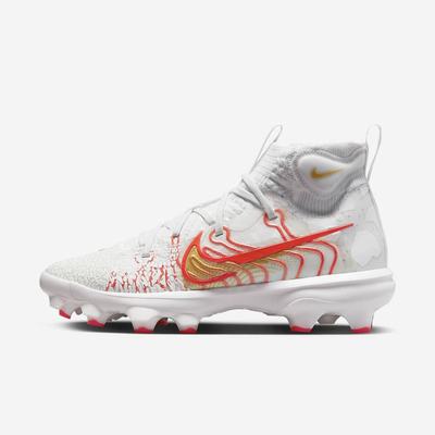 Baseballové Topanky Nike Alpha Huarache NXT MCS Panske Biele Svetlo Červené | SK968715